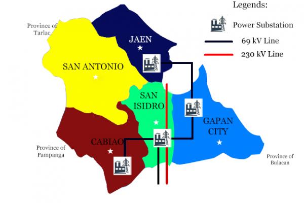 NEECO 1 Area Coverage